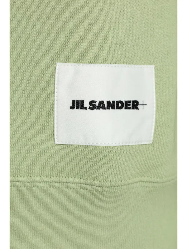 JIL SANDER ミリタリーコットンスウェット Jil Sander Cotton Sweatshirt | Green | FARFETCH