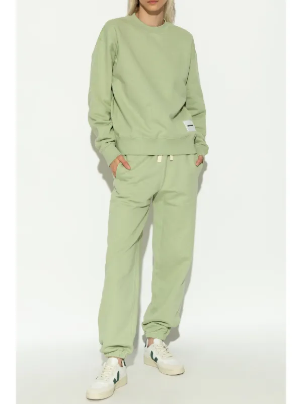 Jil Sander Cotton Sweatshirt | Green | FARFETCH