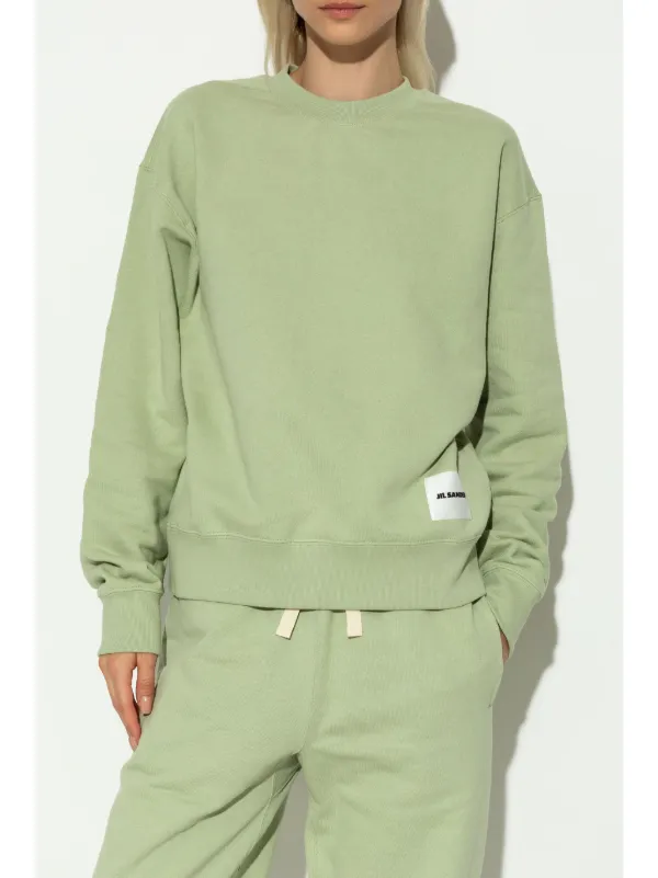 Jil Sander Cotton Sweatshirt | Green | FARFETCH