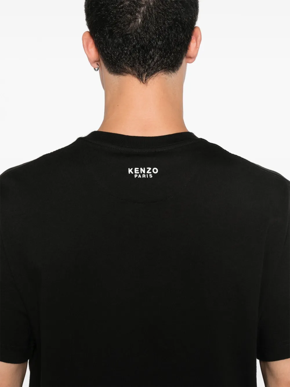 Kenzo T-shirt met print Zwart