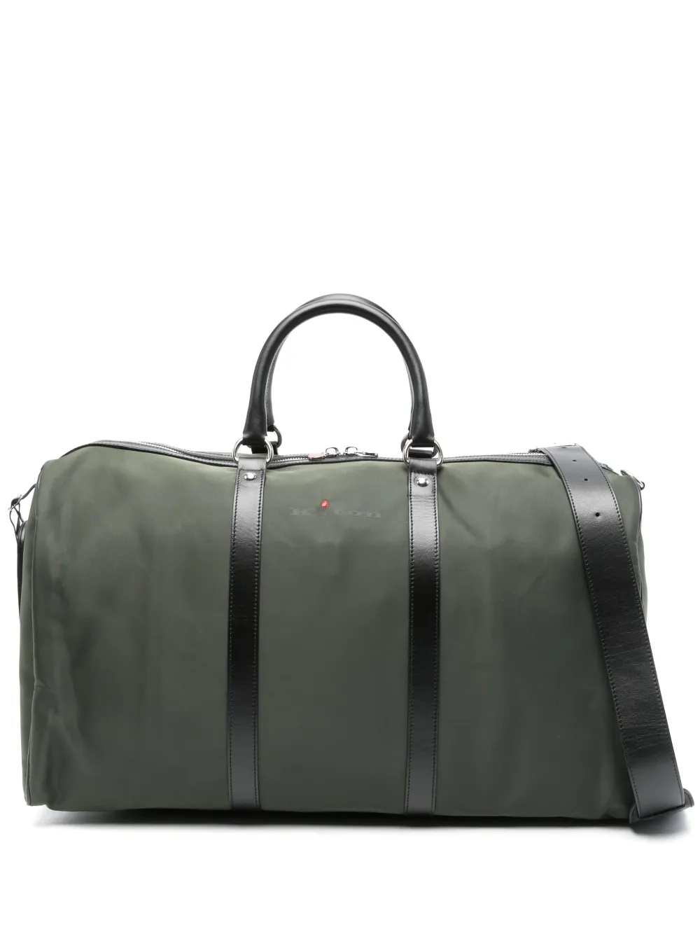 Kiton Reistas met logoprint Groen