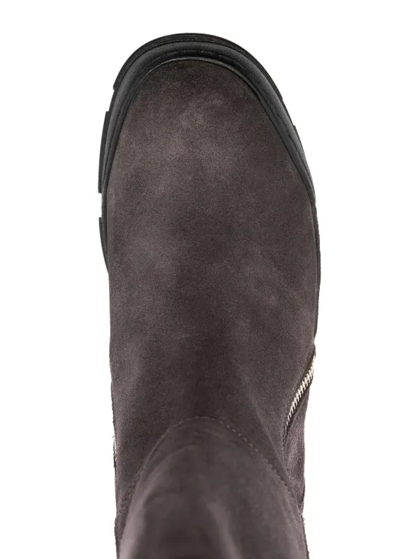 Graue Stiefeletten Wildleder Vic Matie Silverstone Stiefeletten Aus