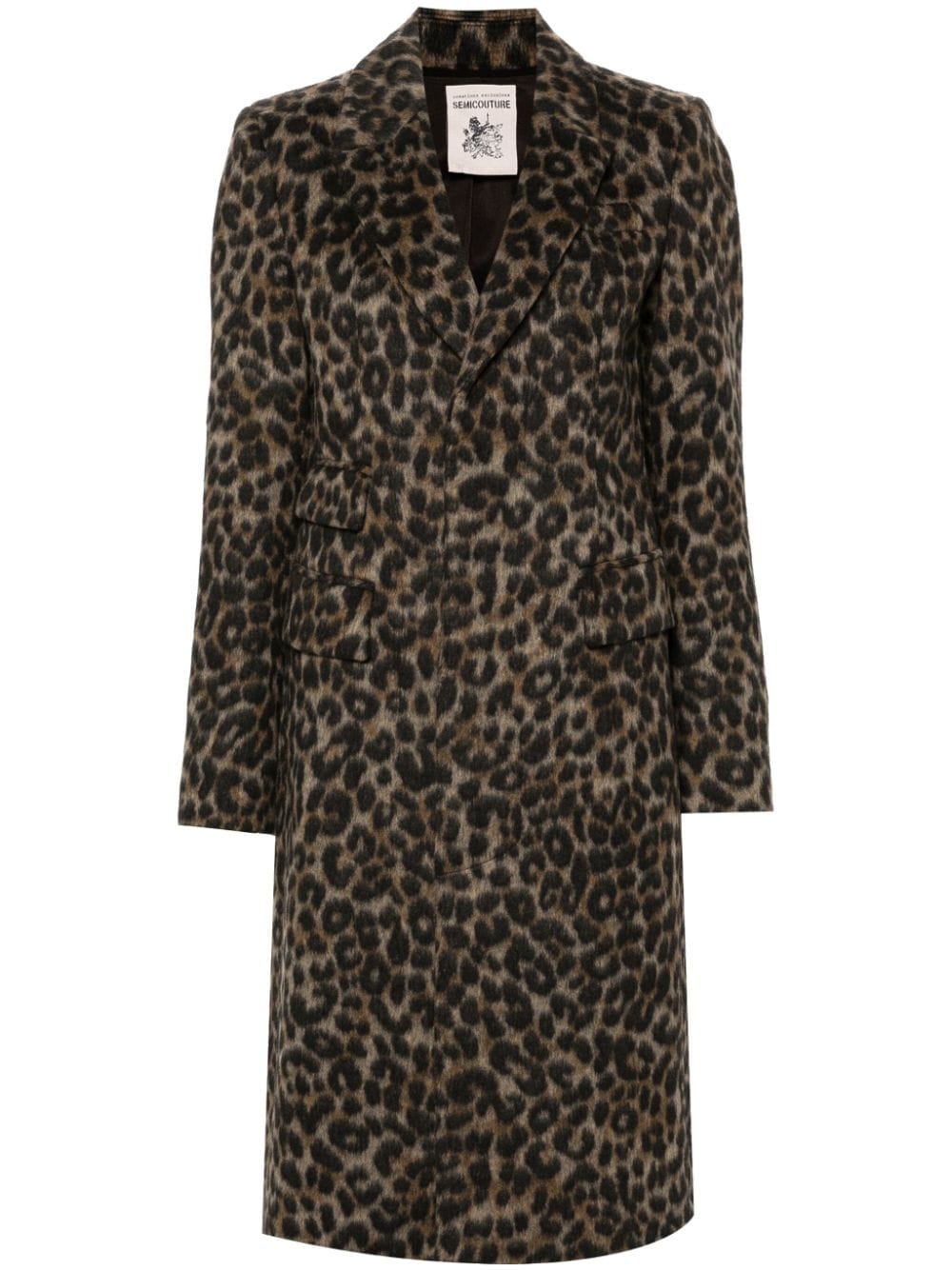 Semicouture Gwenda coat - Marrone