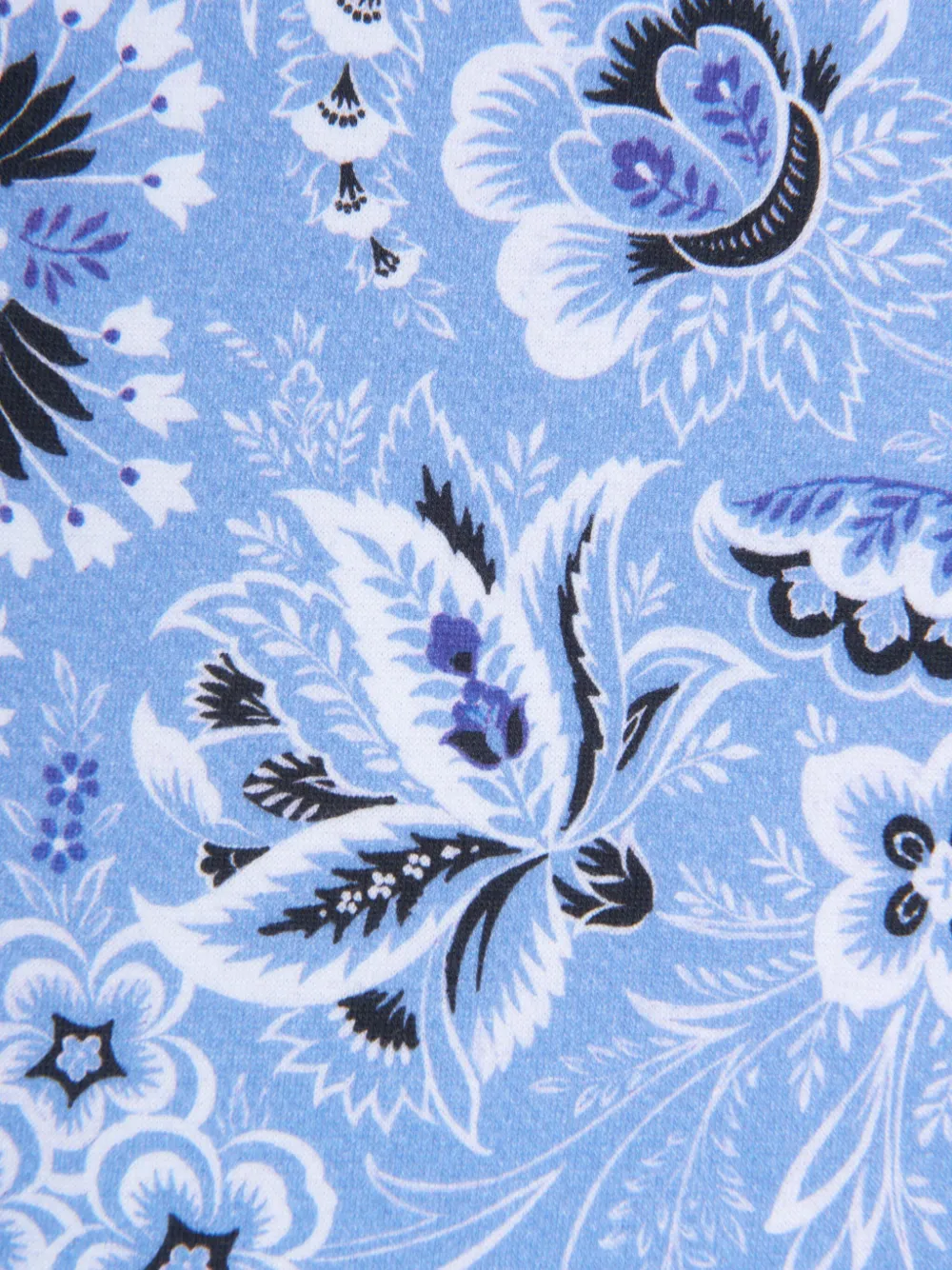 ETRO KIDS Bermuda shorts met paisley-print Blauw
