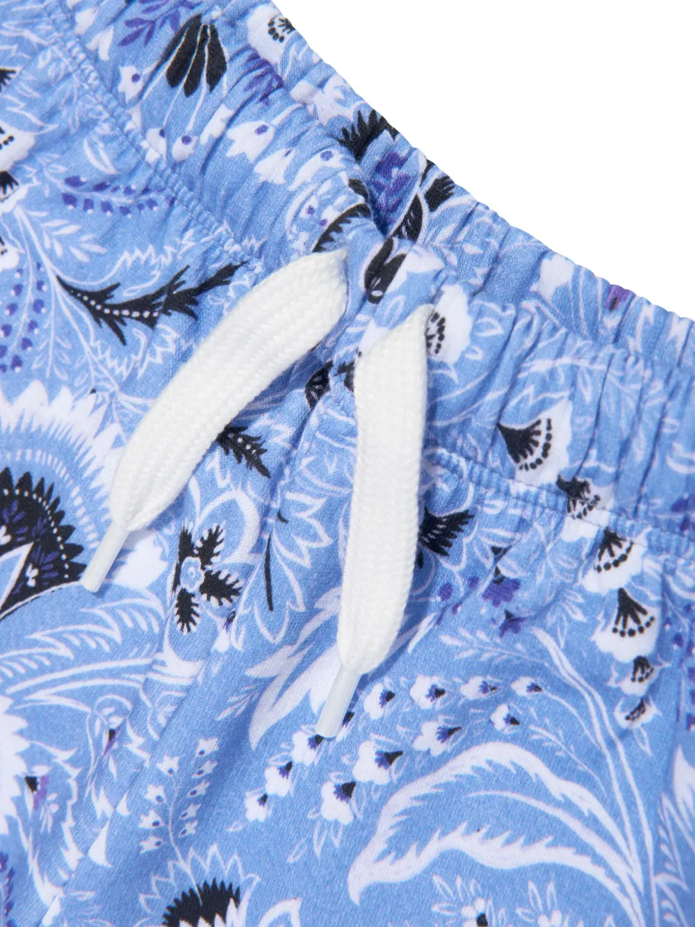 ETRO KIDS Bermuda shorts met paisley-print Blauw