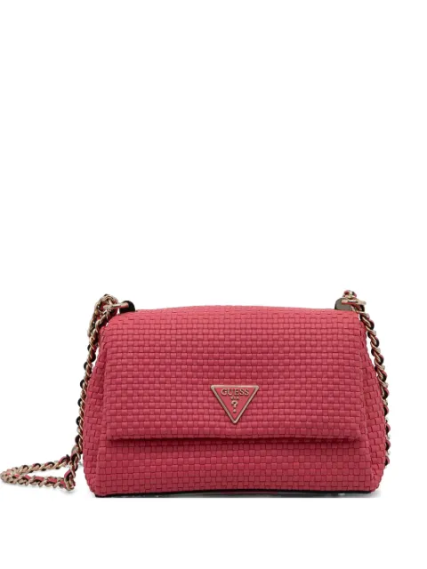 GUESS USA bolsa de hombro con placa del logo