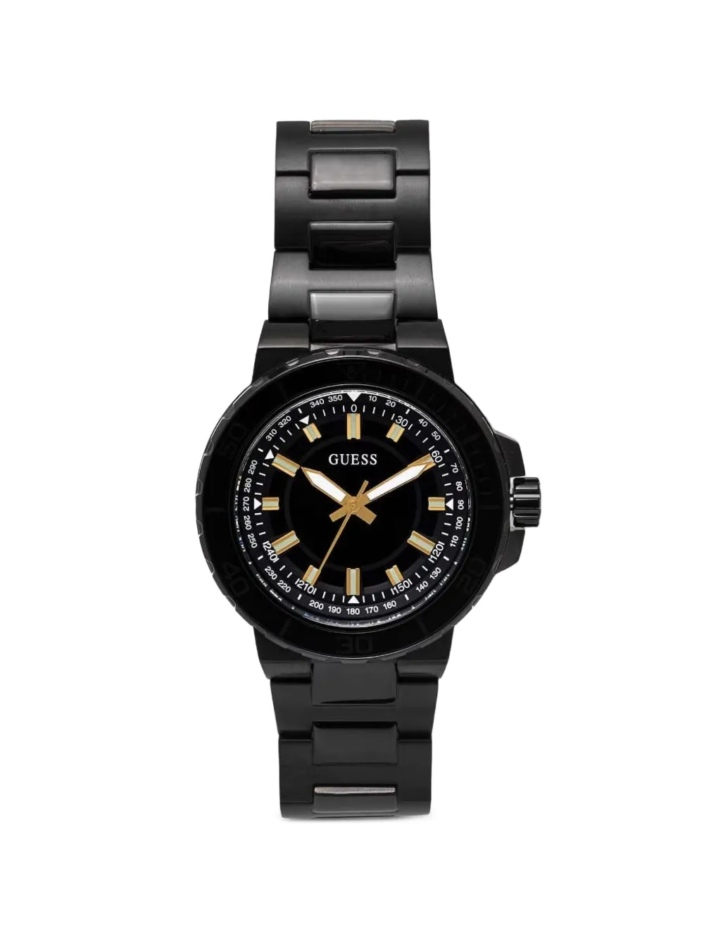 GUESS USA round-face 44mm watch - Nero