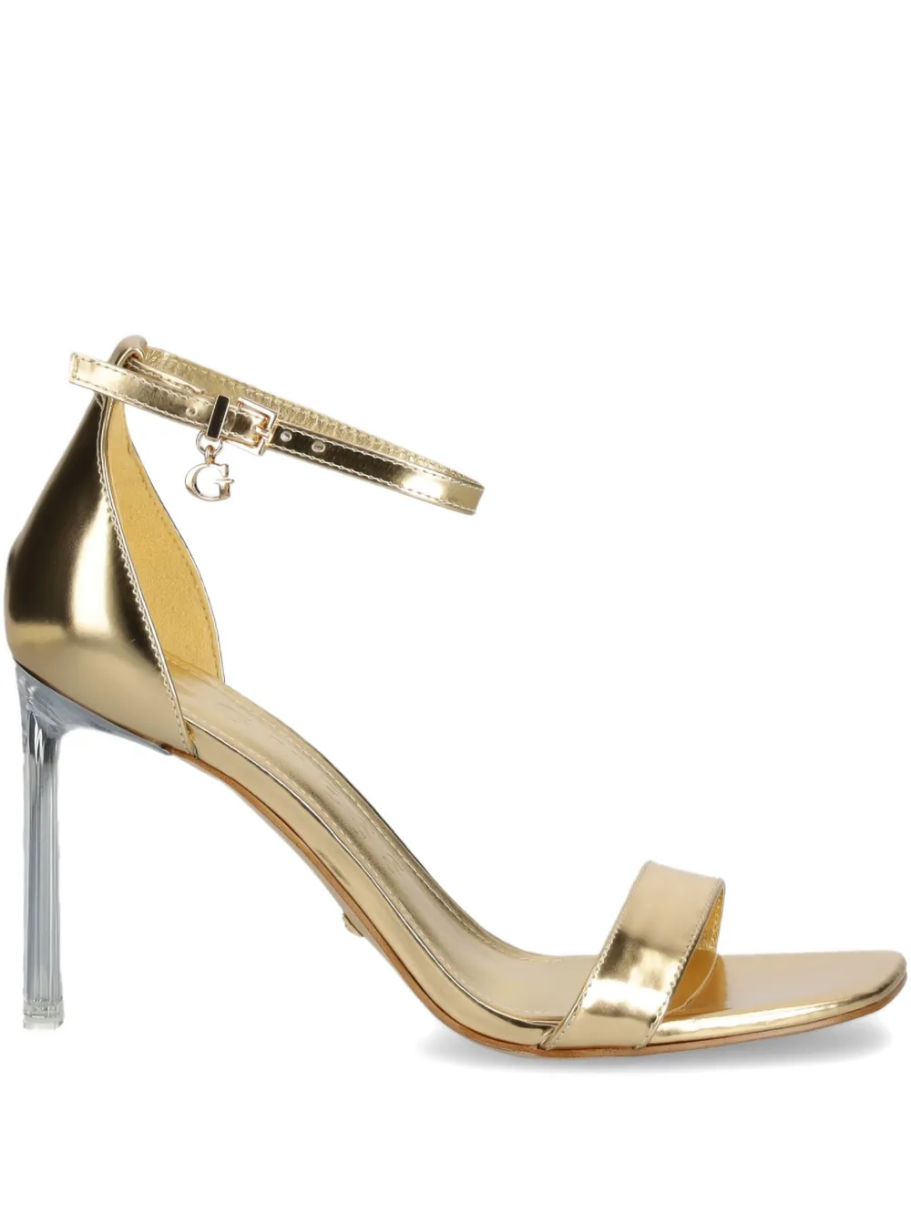 GUESS USA 100mm leather pumps Gold