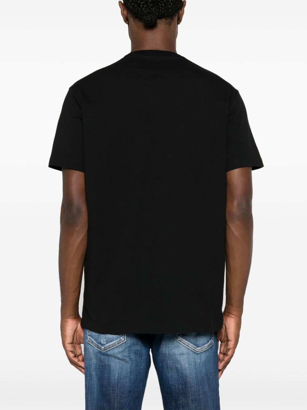 Shop Dsquared2 Logo-print Cotton T-shirt In Black