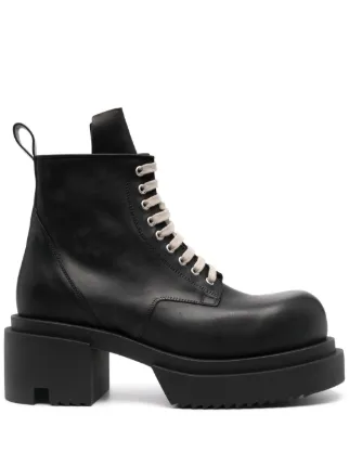 Rick Owens Low Army Bogun 75mm ブーツ | ブラック | FARFETCH JP