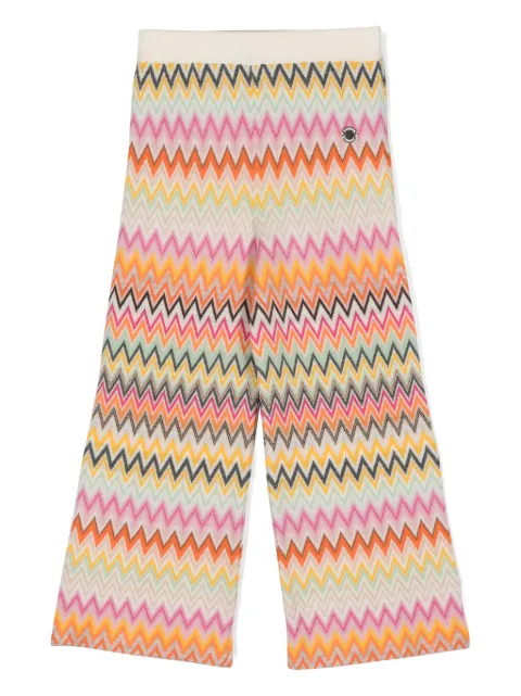 Missoni Kids Calça com padronagem chevron