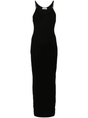 Helmut Lang Cut-out Maxi Dress - Black