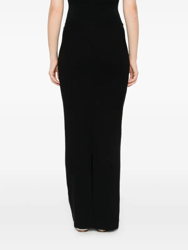 スカート ETERNE FW24 EMMA LONGUETTE SKIRT (CB20104 BLK) Éterne Emma longuette skirt | The Fashion Square
