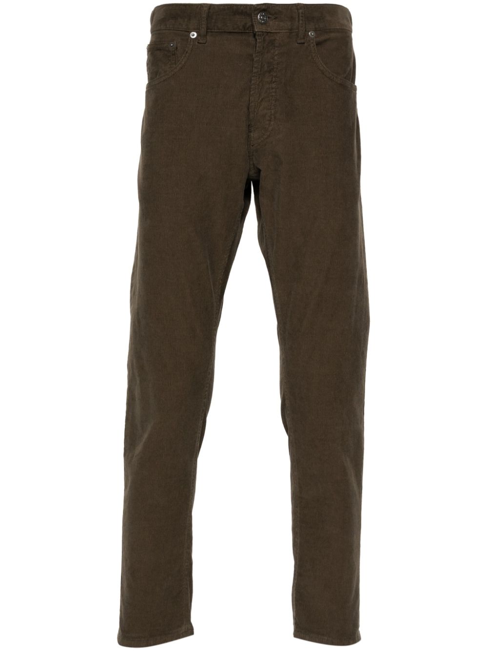 DONDUP Dian mid-rise slim-fit trousers - Green