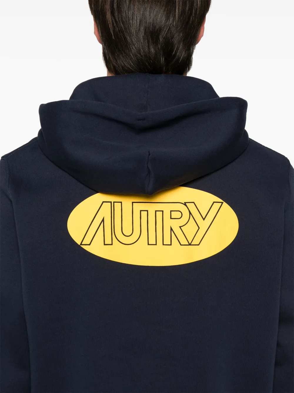 Autry Hoodie met logoprint Blauw