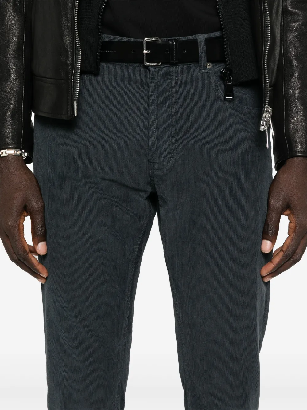 DONDUP Dian skinny mid waist broek Grijs