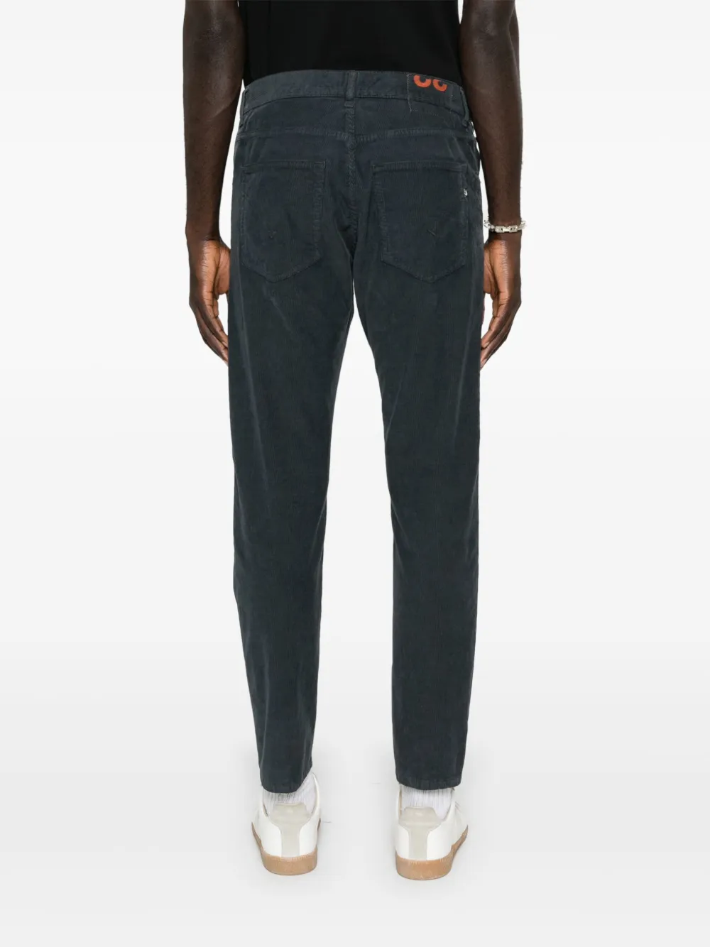 DONDUP Dian skinny mid waist broek Grijs