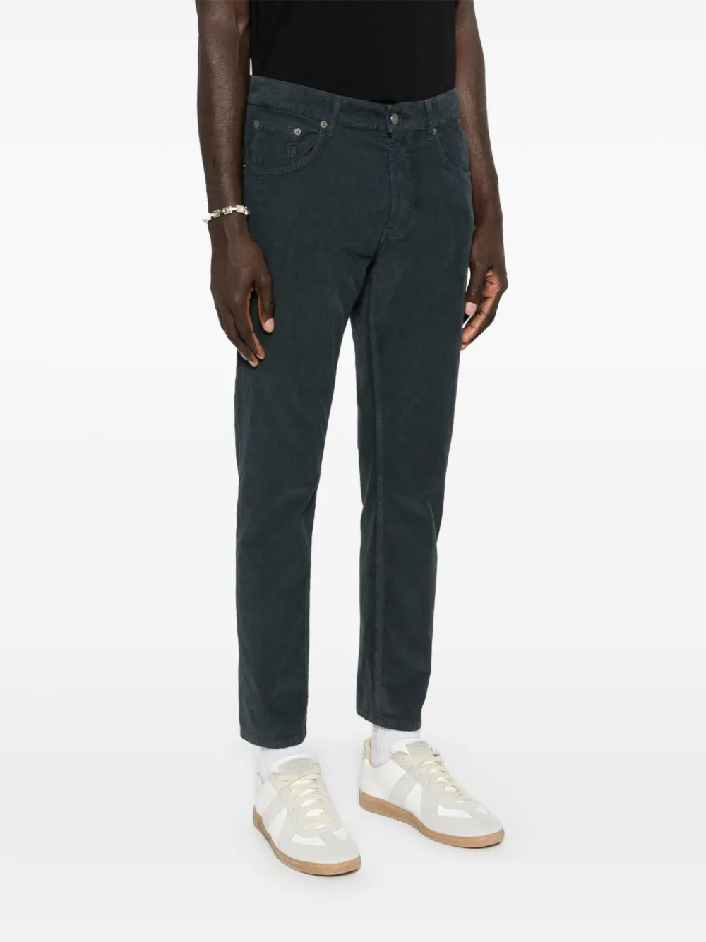 DONDUP Dian skinny mid waist broek Grijs