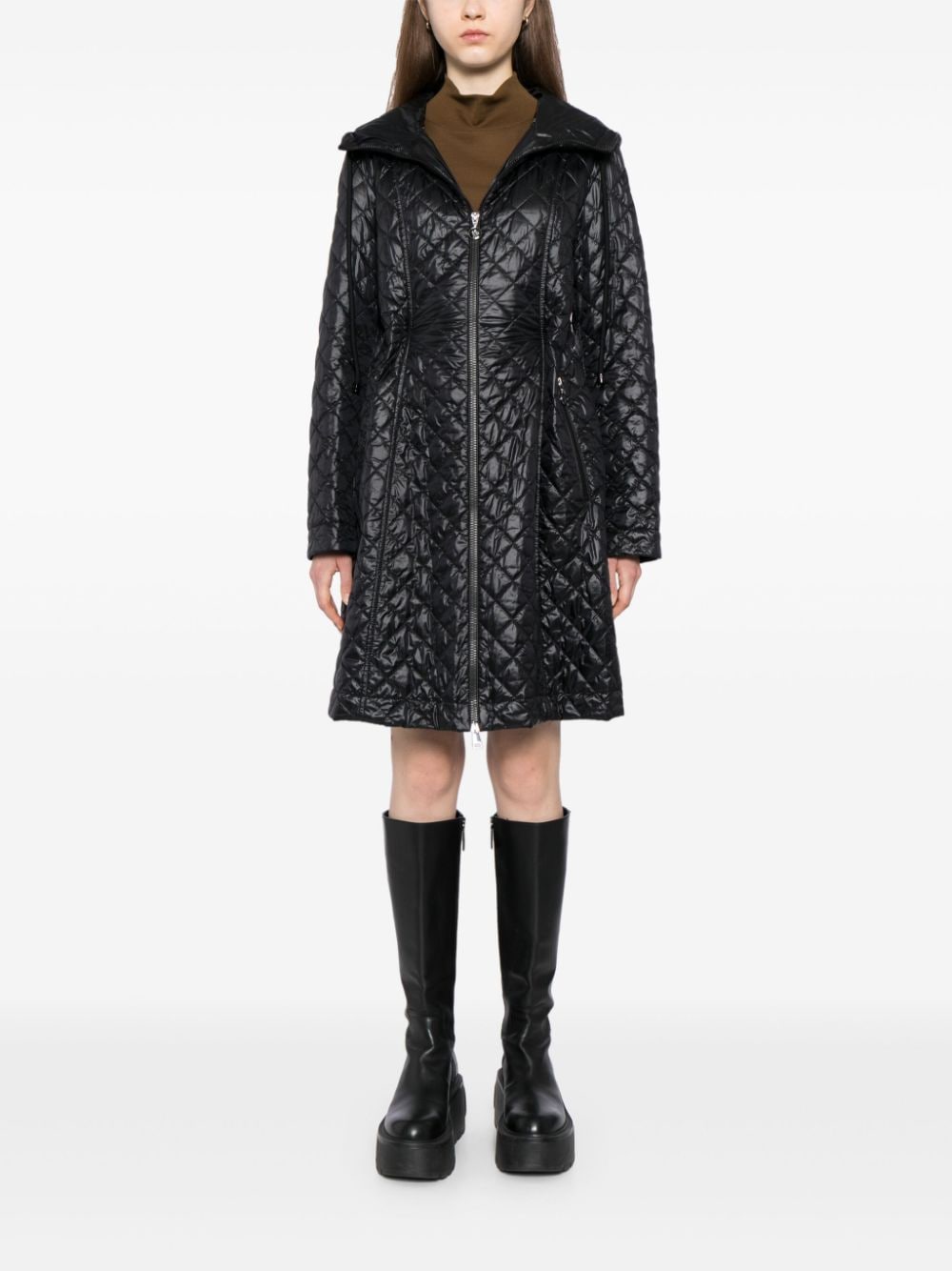 Shop Moncler Bagnac Puffer Coat In Black