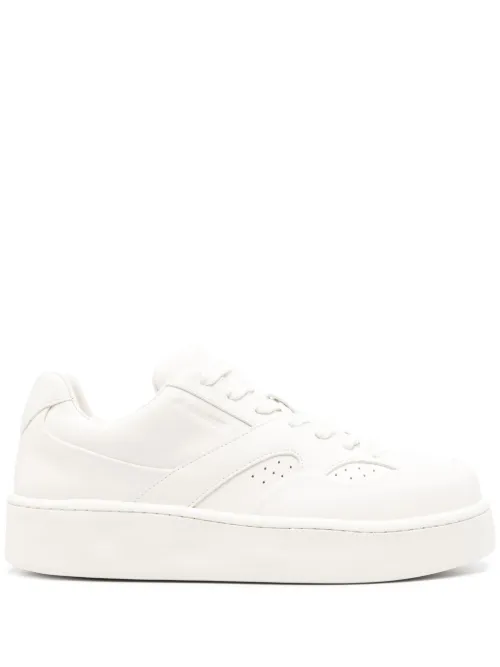 Jil Sander baskets en cuir - Blanc - Jil Sander - Modalova