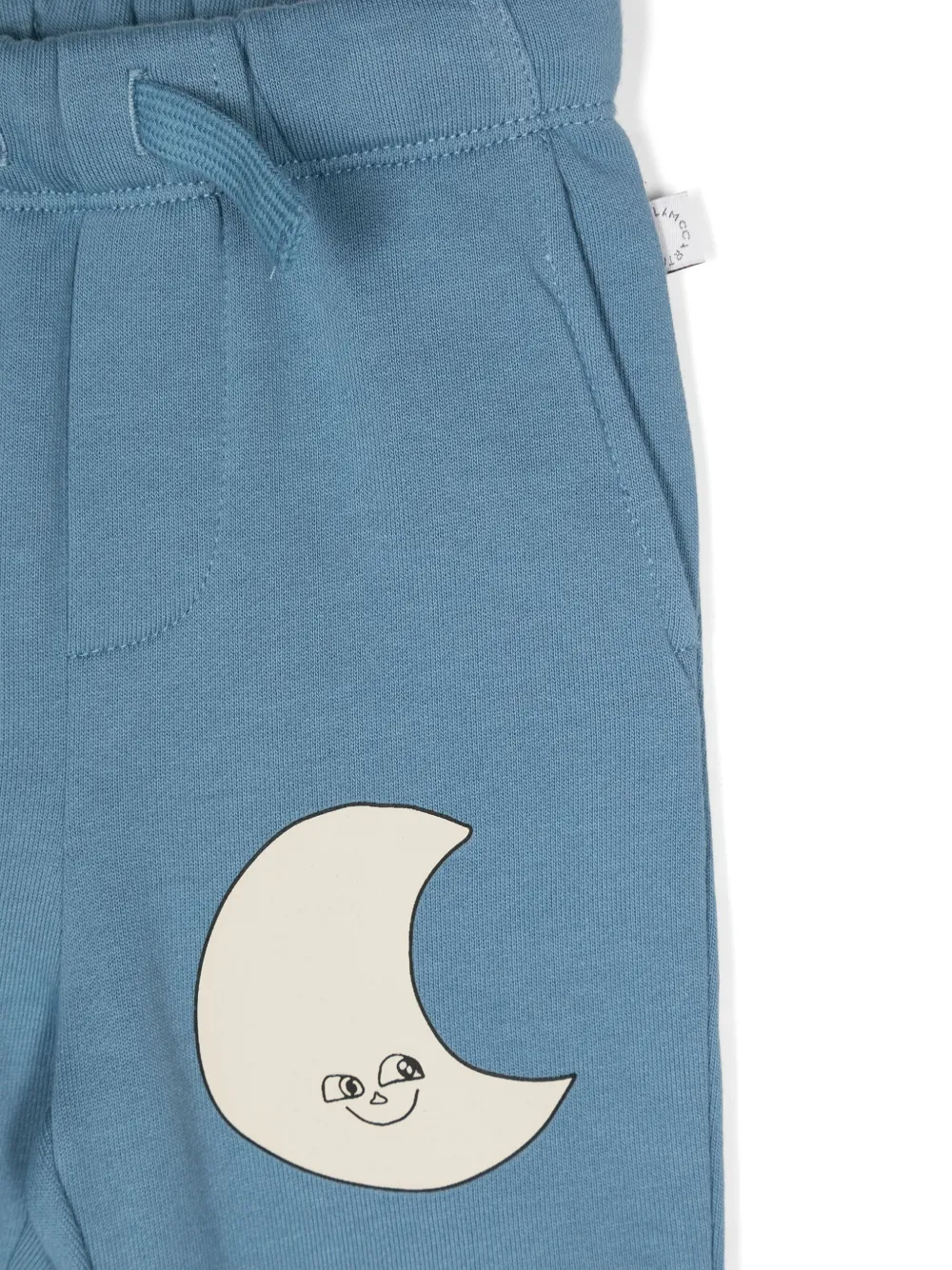 Stella McCartney Kids Katoenen trainingsbroek Blauw