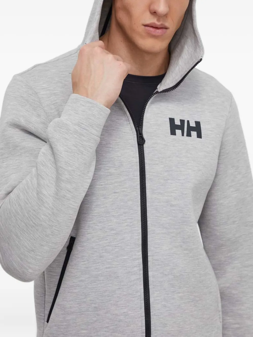 Helly Hansen Sweater met capuchon en ritssluiting Grijs