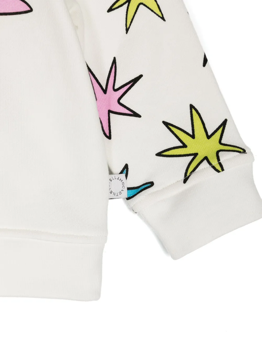 Stella McCartney Kids Katoenen sweater met print Wit