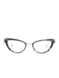 Valentino Garavani Pre-Owned Rockstud-detail glasses - Gold
