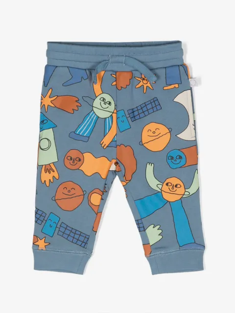 Stella McCartney Kids pants con estampado espacial