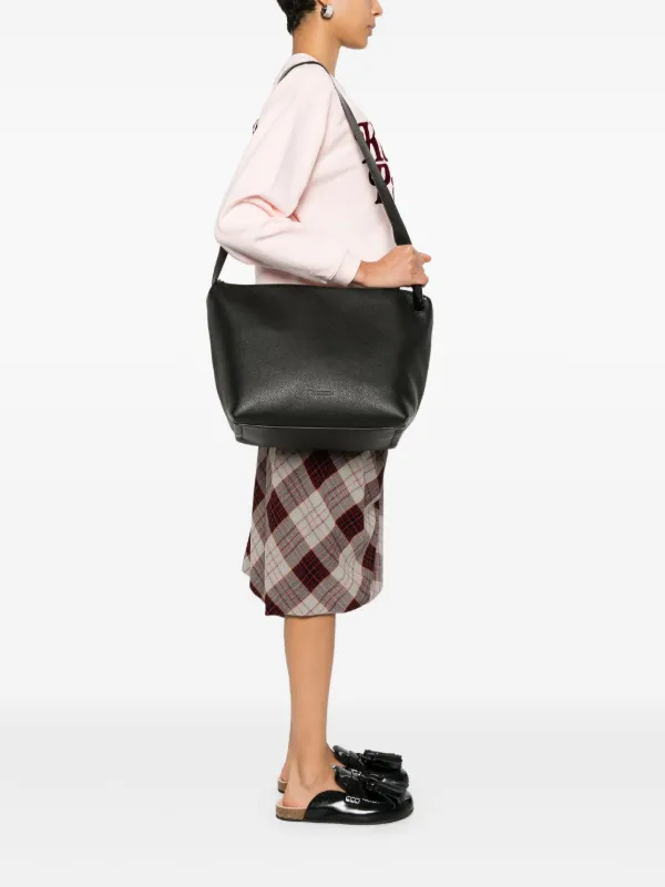 JW ANDERSON ロコフレトトッフハントルハック HB0602LA0307 830 JW Anderson コーナー レザーハンドバッグ S | ブラック