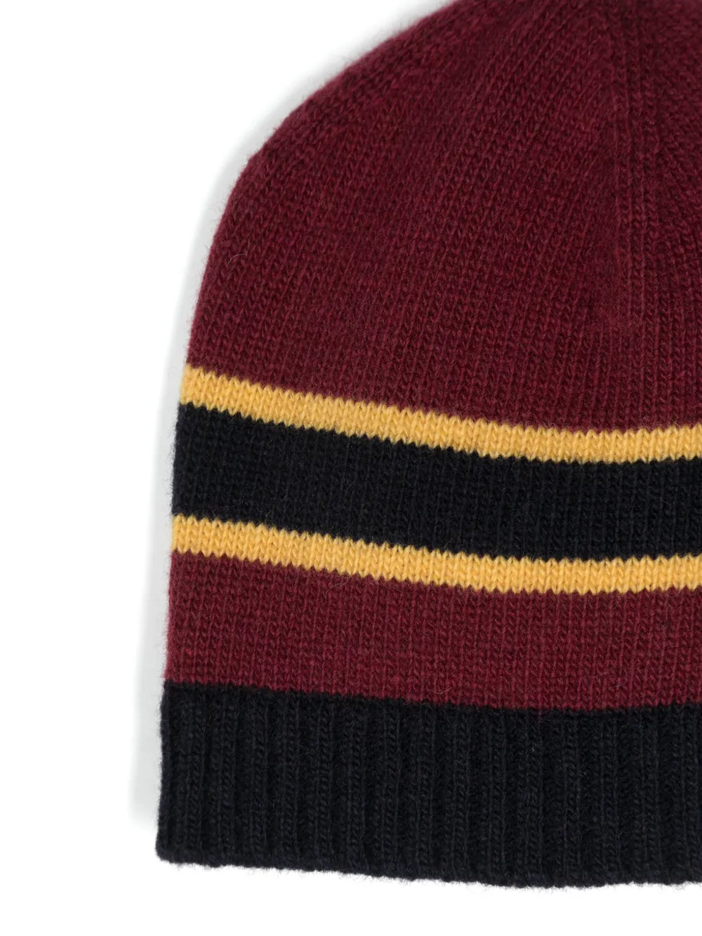 Etro Pegaso-intarsia Wool-cashmere Hat Set In Red