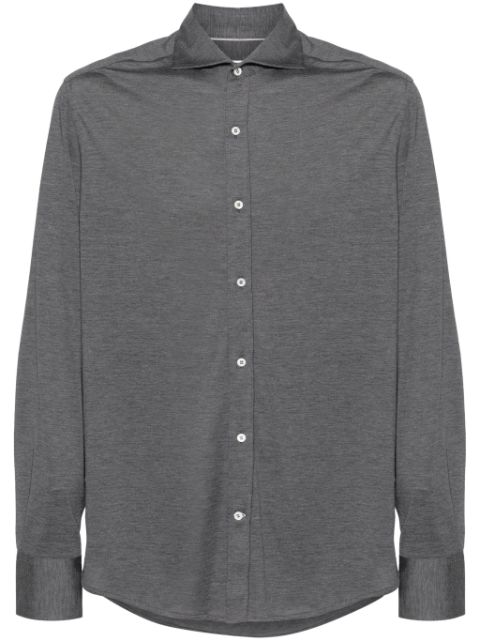 Brunello Cucinelli melange jersey shirt Men