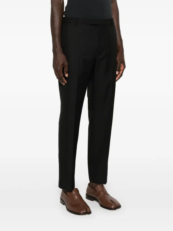 Gucci logo-embroidered Twill Tailored Trousers | Black | FARFETCH IN