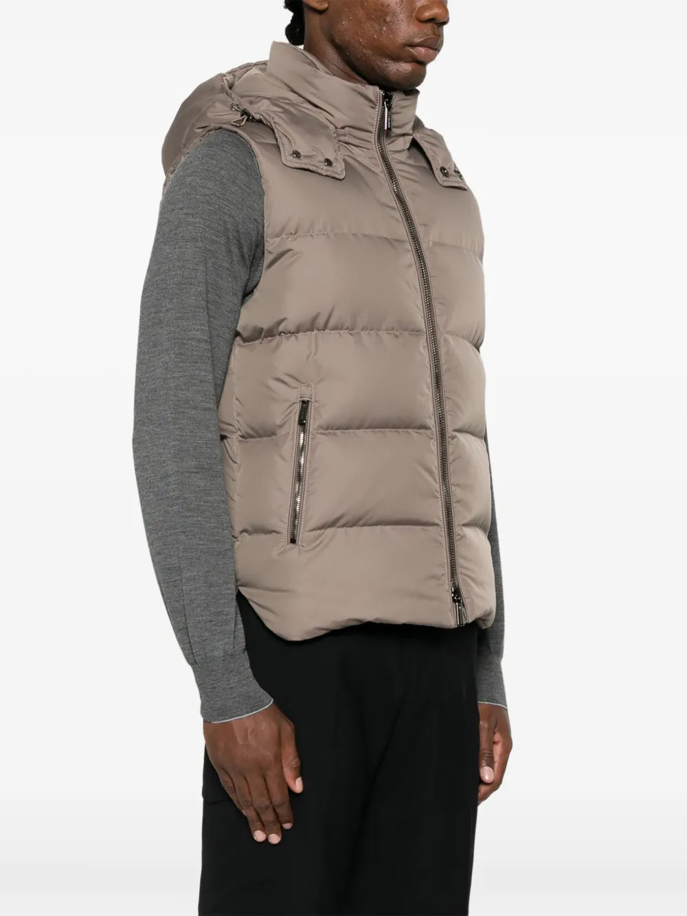 Moorer Fire SKT gewatteerde bodywarmer Grijs