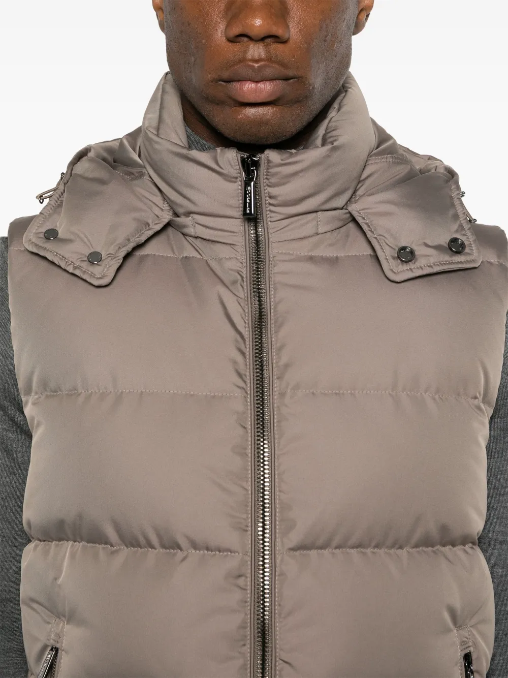 Moorer Fire SKT gewatteerde bodywarmer Grijs