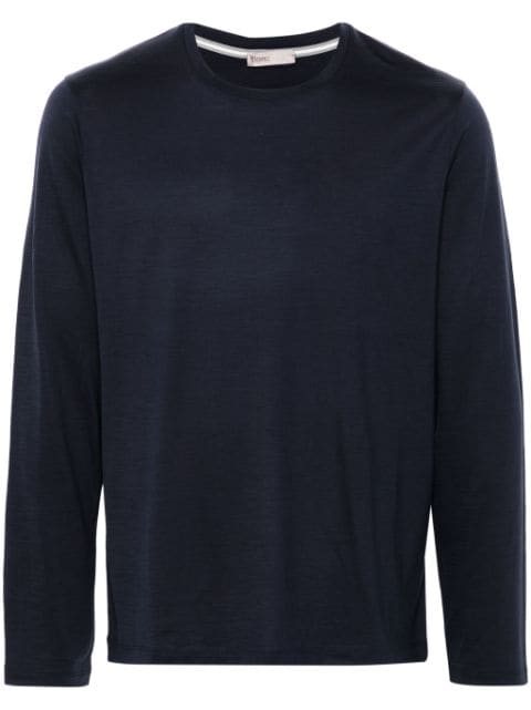 Herno long-sleeve wool T-shirt