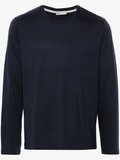 Herno long-sleeve wool T-shirt