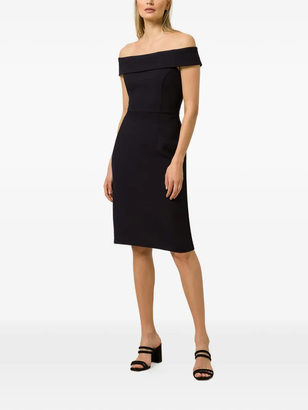 IVY OAK off-shoulder dress - Nero