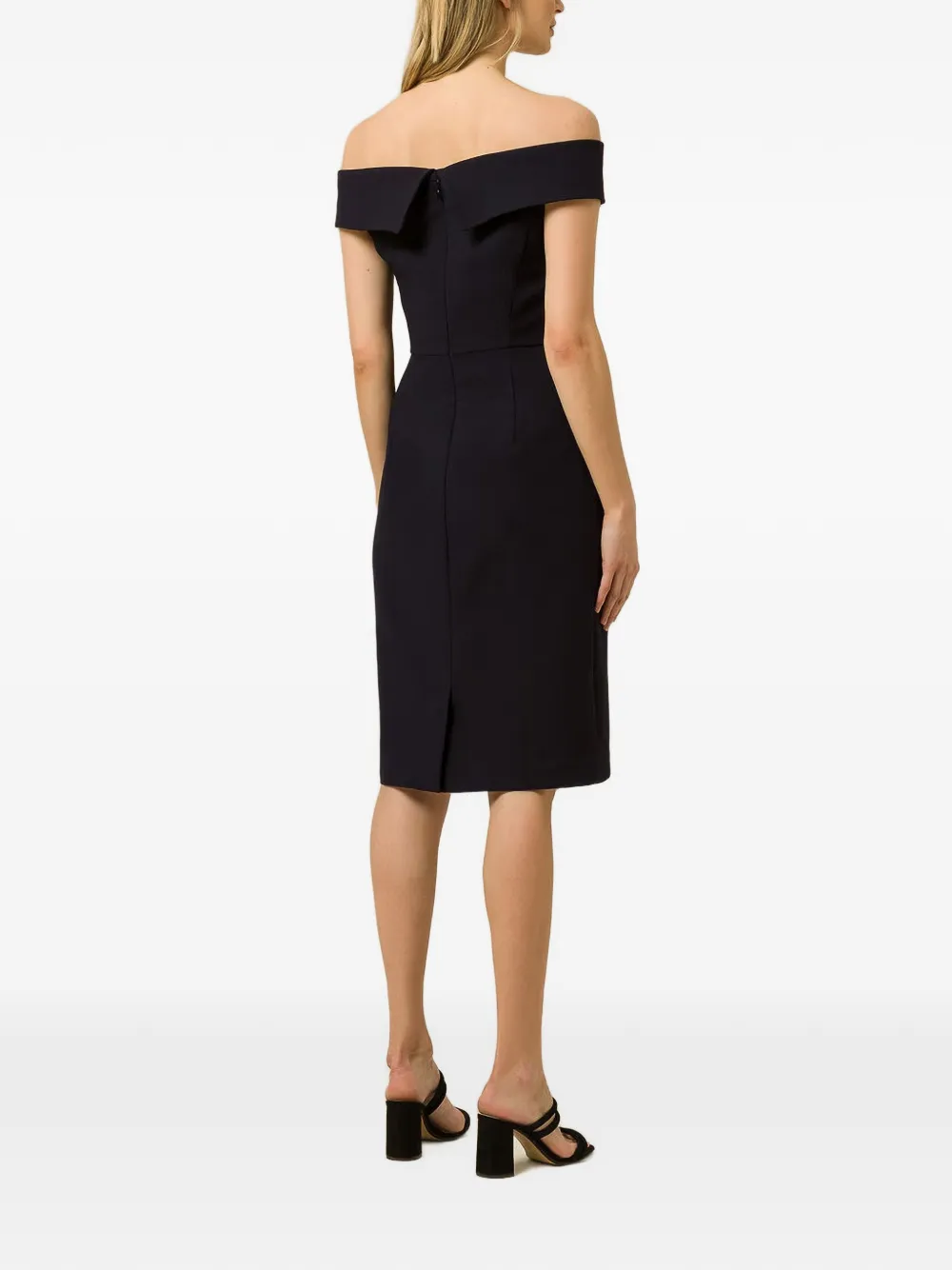 IVY OAK Off-shoulder jurk Zwart
