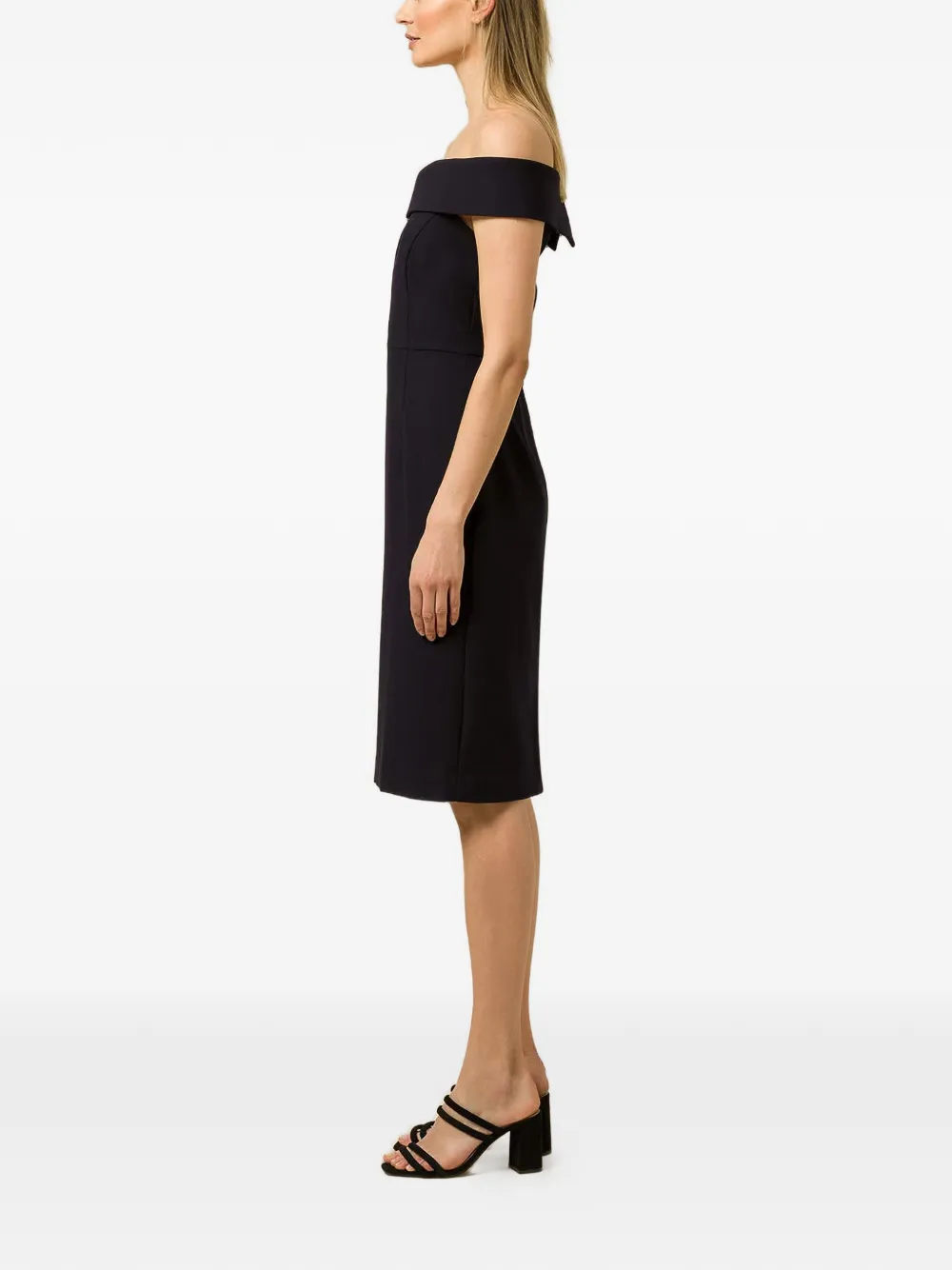 IVY OAK Off-shoulder jurk Zwart