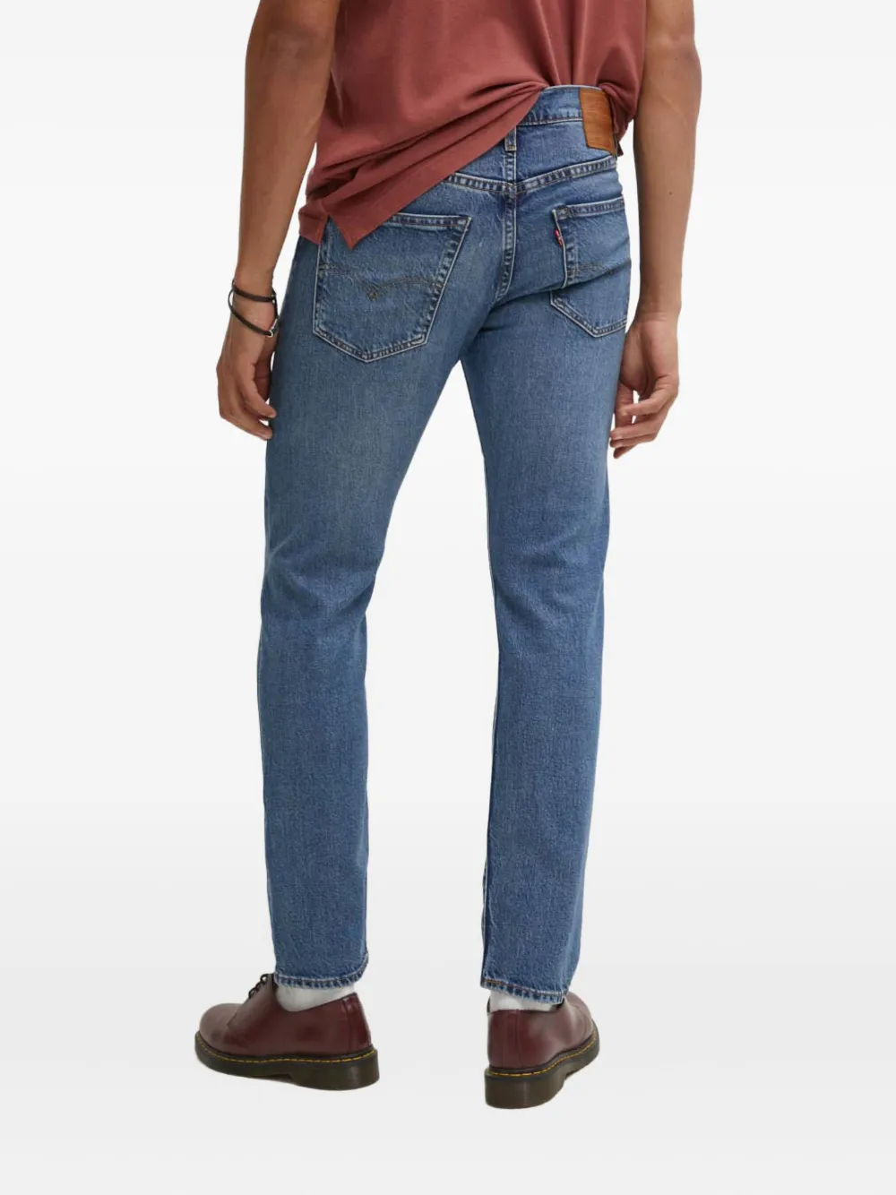 Levi's Jeans met toelopende pijpen Blauw