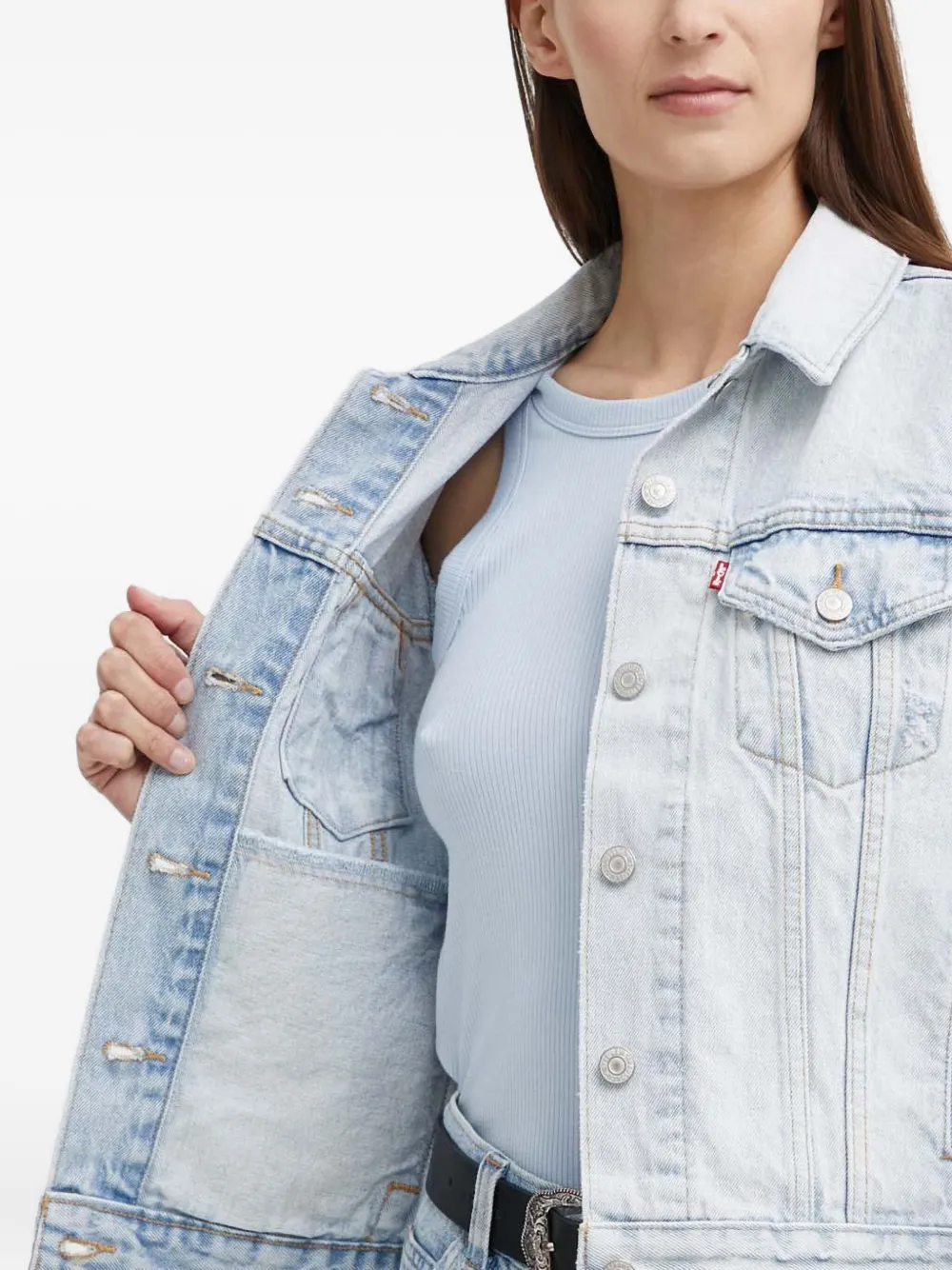 Levi's Original Trucker jack Blauw