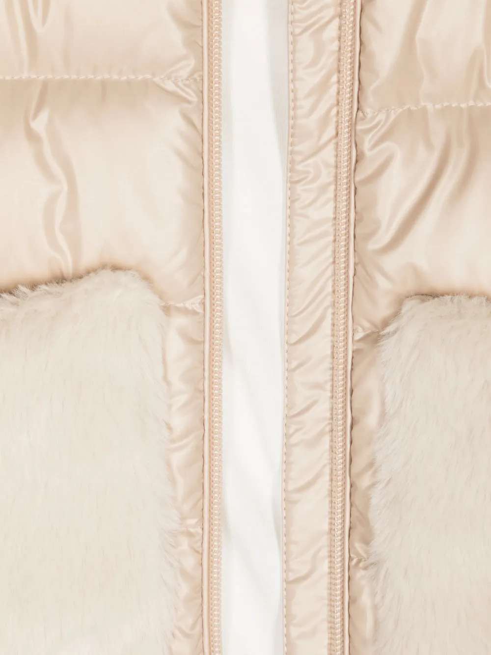 Moncler Enfant Gewatteerd jack Beige