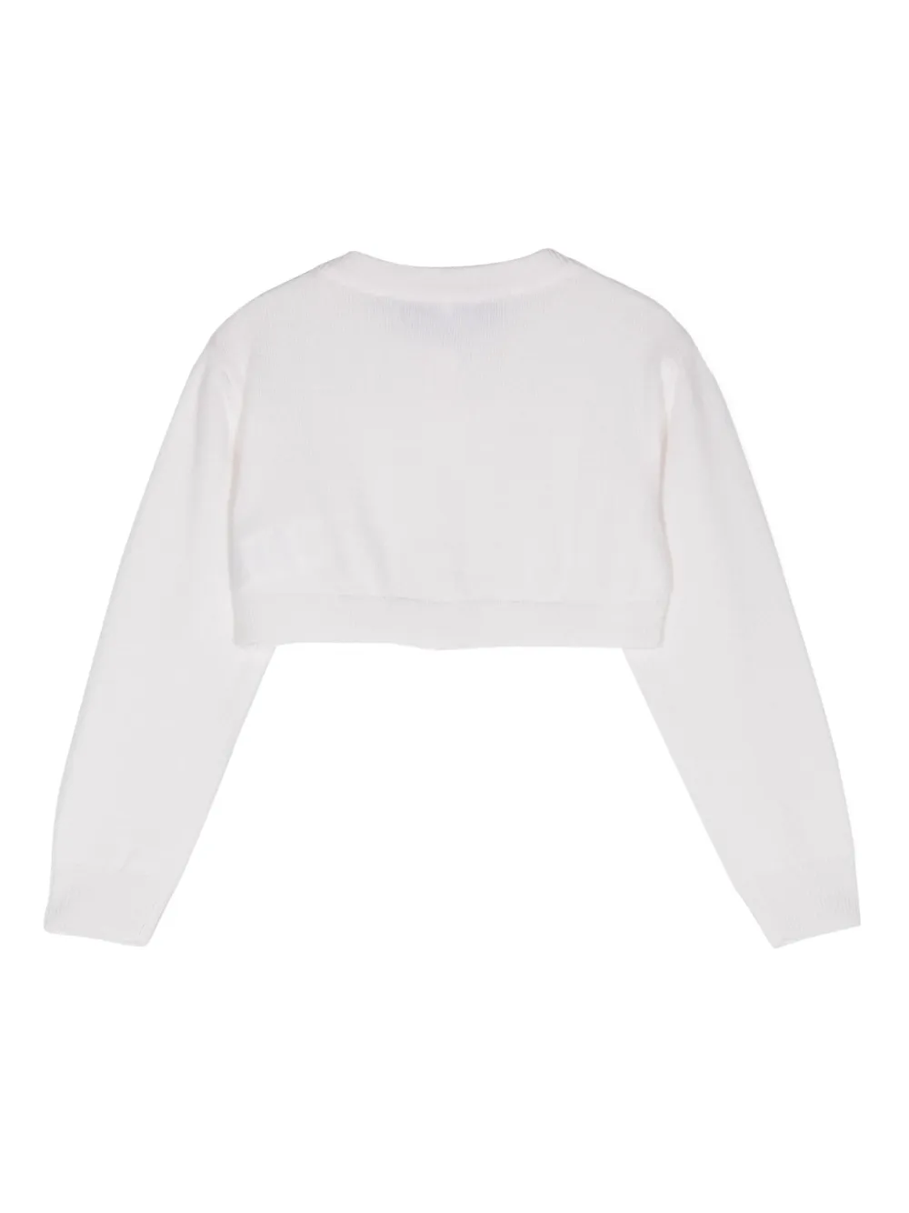 Simonetta Kasjmier cropped vest - Wit