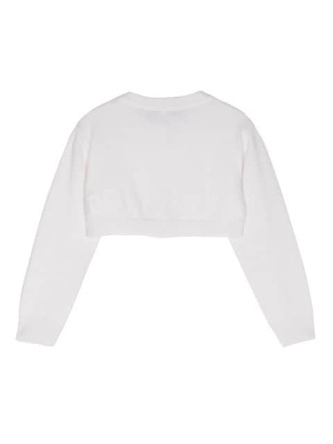 cropped cashmere cardigan