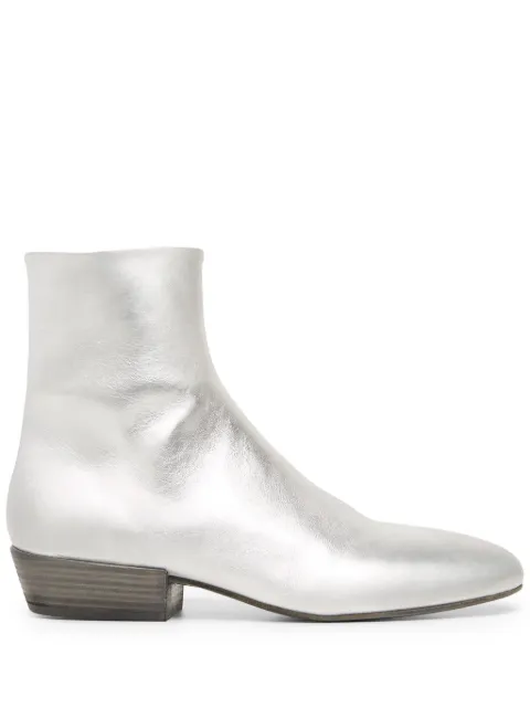 Marsèll metaliic-leather ankle boots