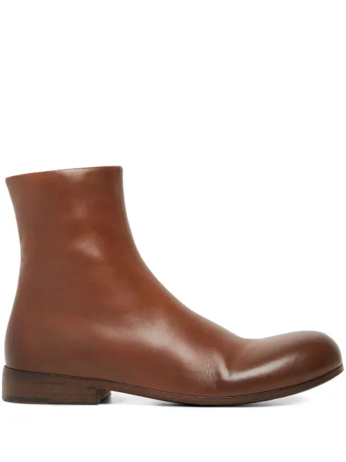 Bottines en cuir à bout rond - Marsèll - Modalova