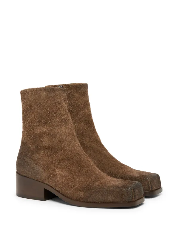 ブーツその他 Marsell `Cassello` Ankle Boots Leather ''Cassello'' Ankle Boots in Bark Brown | Santa Fe