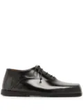 Marsèll panelled patent-leather oxford shoes - Black