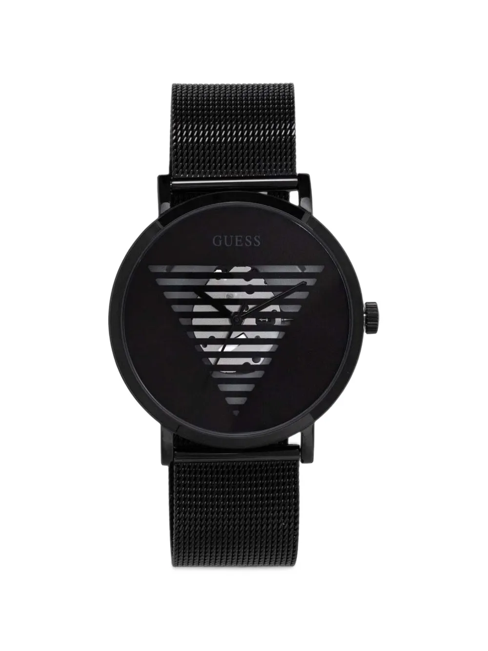 GUESS USA logo-detail 44mm watch - Schwarz